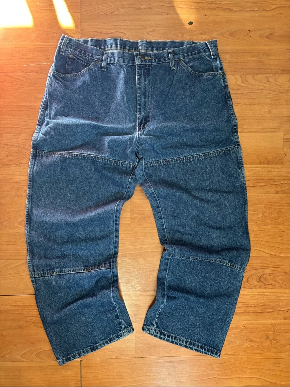 40x30 Dickies Men's Blue Relaxed Fit Denim Jeans